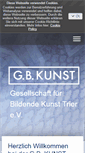 Mobile Screenshot of gb-kunst.de